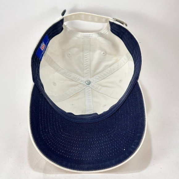 Dallas Cowboys NFL Strap Back Cap Hat Reebok Navy White Football Adult Mens - Picture 11 of 16